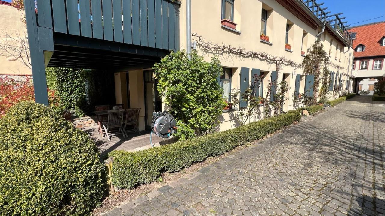 Ferienwohnung Im Stadionischem Hof Walluf Buitenkant foto